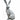 Grey Rabbit Statue