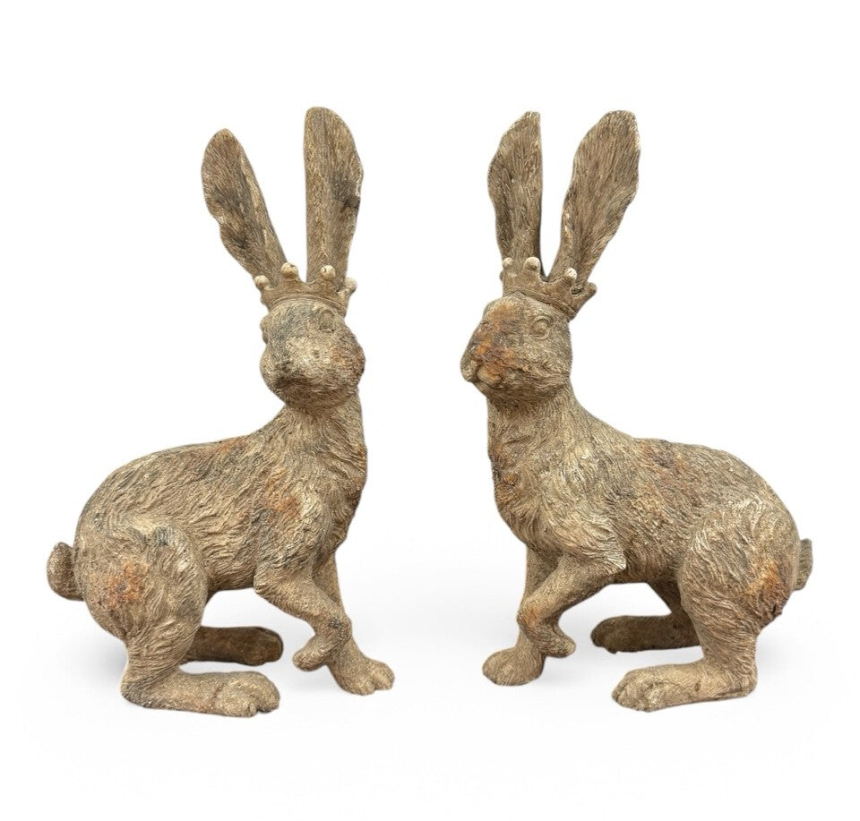 Regal Resin Rabbit Figurine – Zentique