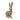 Regal Resin Rabbit Figurine