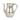Distressed Metallic Pitcher