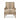 Louis Blue Striped Club Chair