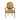 Medallion Cowhide Arm Chair B009 E272 Cow B