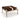 Cow Hide Cocktail Ottoman CFH034 E255 Cow BRW
