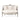 Adele Settee Burlap Back