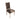Square Back Cow Hide Side Dining Chair