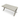 White Velvet Bench