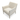 White Velvet Arm Chair