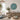 Marina Turquoise Wood Wall Clock