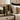 Black and White Pattern Metal Table Clock