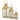 Camille Metal Glass Lantern Set of 3